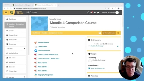 Thumbnail for Moodle 4 Navigation