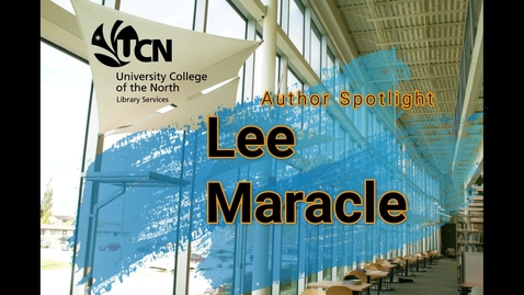 Thumbnail for OLRL - Author Spotlight Lee Maracle