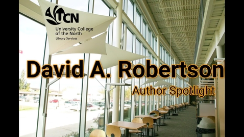 Thumbnail for OLRL - Author Spotlight David Robertson