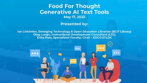 Thumbnail for Food For Thought - Generative AI Text Tools