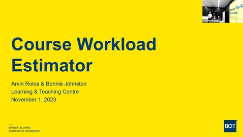 Thumbnail for Food for Thought - Course Workload Estimator: A New Tool for Instructors