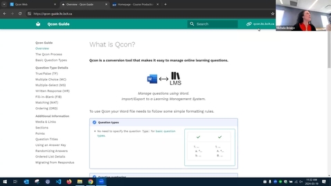 Thumbnail for QCon - The Question Conversion Tool for the Learning Hub