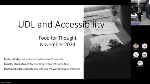 Thumbnail for Food for Thought - Universal Design for Learning &amp; Accessibility