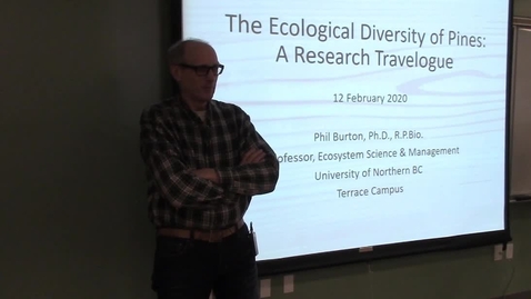 Thumbnail for Phil Burton - &quot;The Ecological Diversity of Pines: A Research Travelogue&quot;