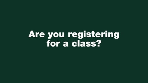 Thumbnail for How to Waitlist a Class