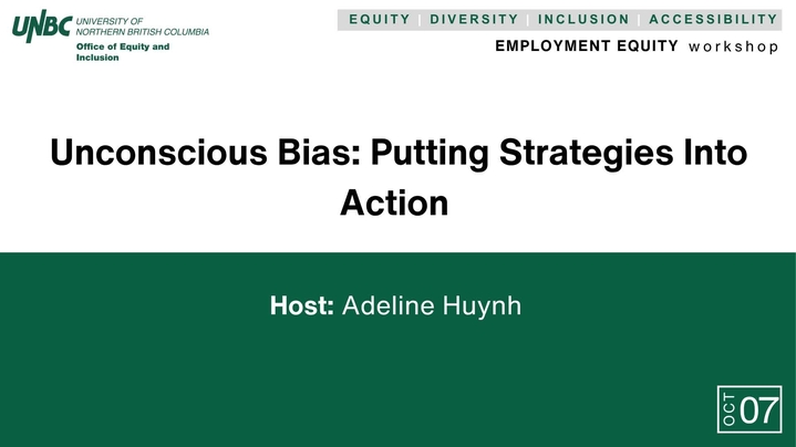 Thumbnail for channel Office of Equity and Inclusion