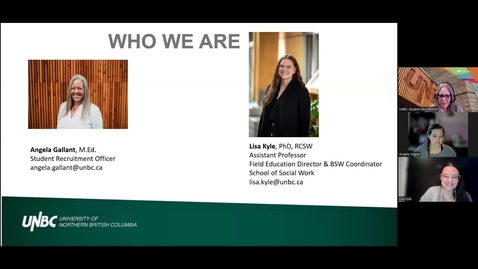 Thumbnail for Bachelor of Social Work Info Session