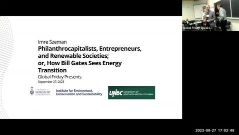 Thumbnail for Philanthrocapitalists, Entrepreneurs, and Renewable Societies; or, How Bill Gates Sees Energy Transition