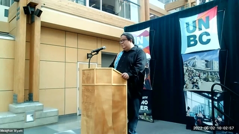 Thumbnail for June 2 CIHR Announcement at UNBC