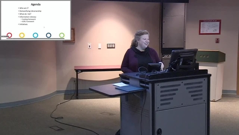 Thumbnail for Kealin McCabe on “Student-centred Information Literacy” - 2018/2019 Robert W. Tait Annual Lecture on Implementing Teaching Excellence - January 29 2019