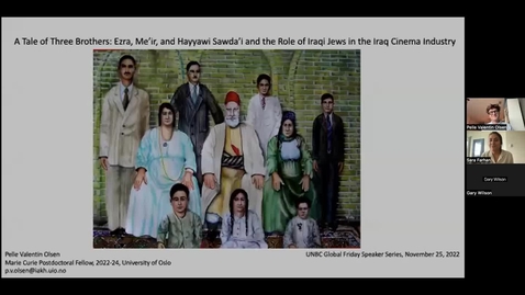 Thumbnail for A Tale of Three Brothers: Ezra, Me’ir, and Hayyawi Sawda’i and the Role of Iraqi Jews in the Iraq Cinema Industry, 1911-1951