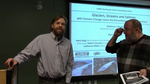 Thumbnail for Matthew Beedle - &quot;Glaciers, Streams and Salmon: Will Climate Change Leave the Kitsumkalum River High and Dry?&quot;