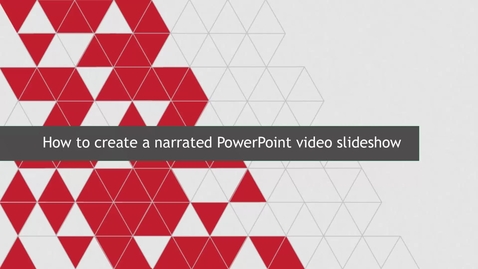 Thumbnail for How to Create Narrated PowerPoint Slideshows