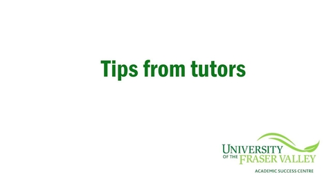 Thumbnail for Michelle's Tips on Improving Relationships with Professors