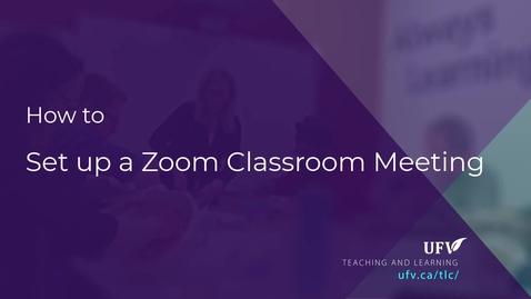Thumbnail for Zoom Classroom Meeting