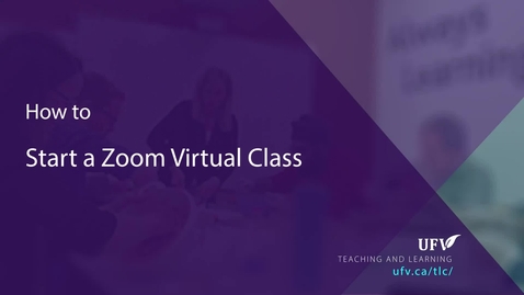 Thumbnail for Start a virtual class