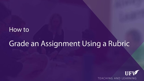 Thumbnail for Marking with a Rubric