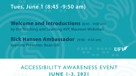 Thumbnail for Keynote - Day # 1: Accessibility Awareness Event 2021