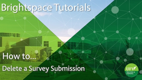 Thumbnail for Clear a Survey Submission