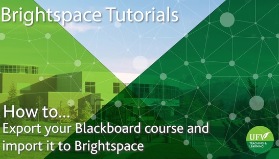 Export BB course