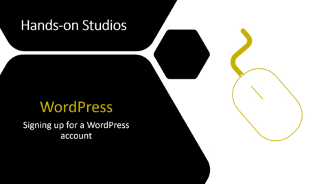 Thumbnail for Signing up for a WordPress account