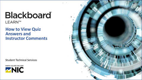 Thumbnail for How to View Quiz Answers and Instructor Comments