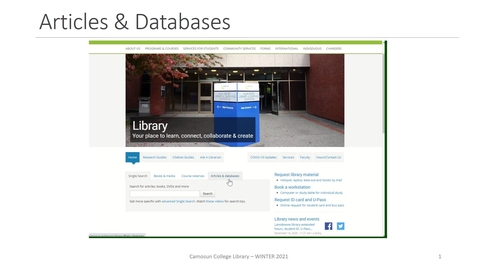 Thumbnail for Articles&amp;Databases_Winter2021PS