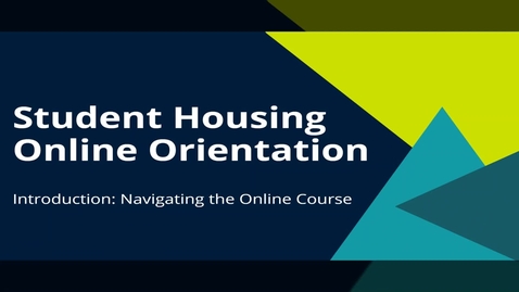 Thumbnail for Navigating Online Orientation