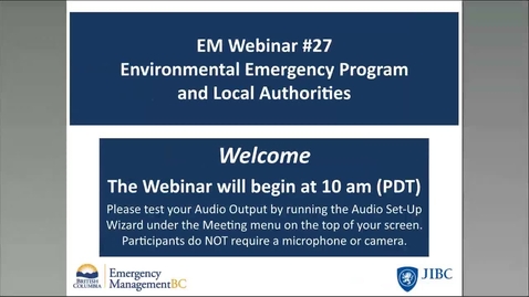 Thumbnail for Environmental Emergency Program and Local Authorities
