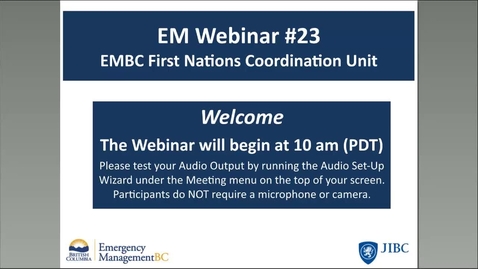Thumbnail for EMBC First Nations Coordination Unit