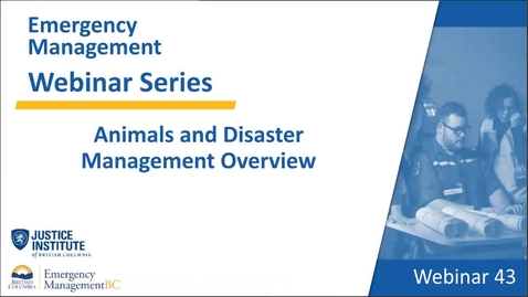 Thumbnail for CDART: Animals and Disaster Management Overview