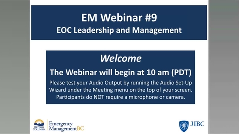 Thumbnail for EOC Leadership &amp; Management