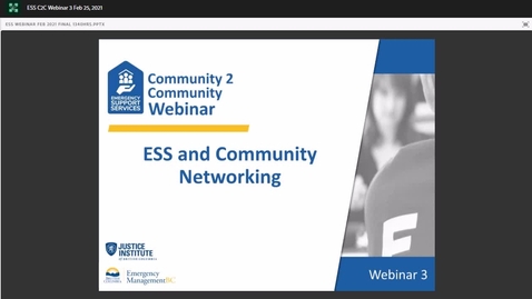 Thumbnail for ESS &amp; Community Networking