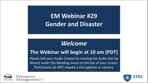 Thumbnail for Gender and Disaster