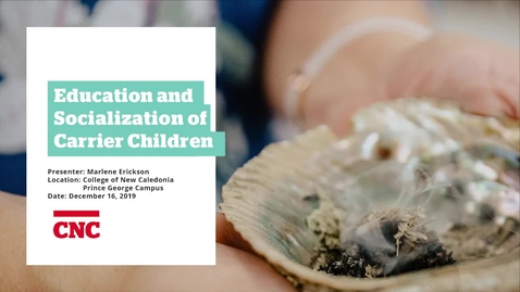 Thumbnail for Education and Socialization of Carrier Children