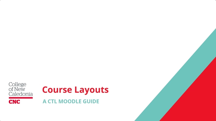 Course Layouts