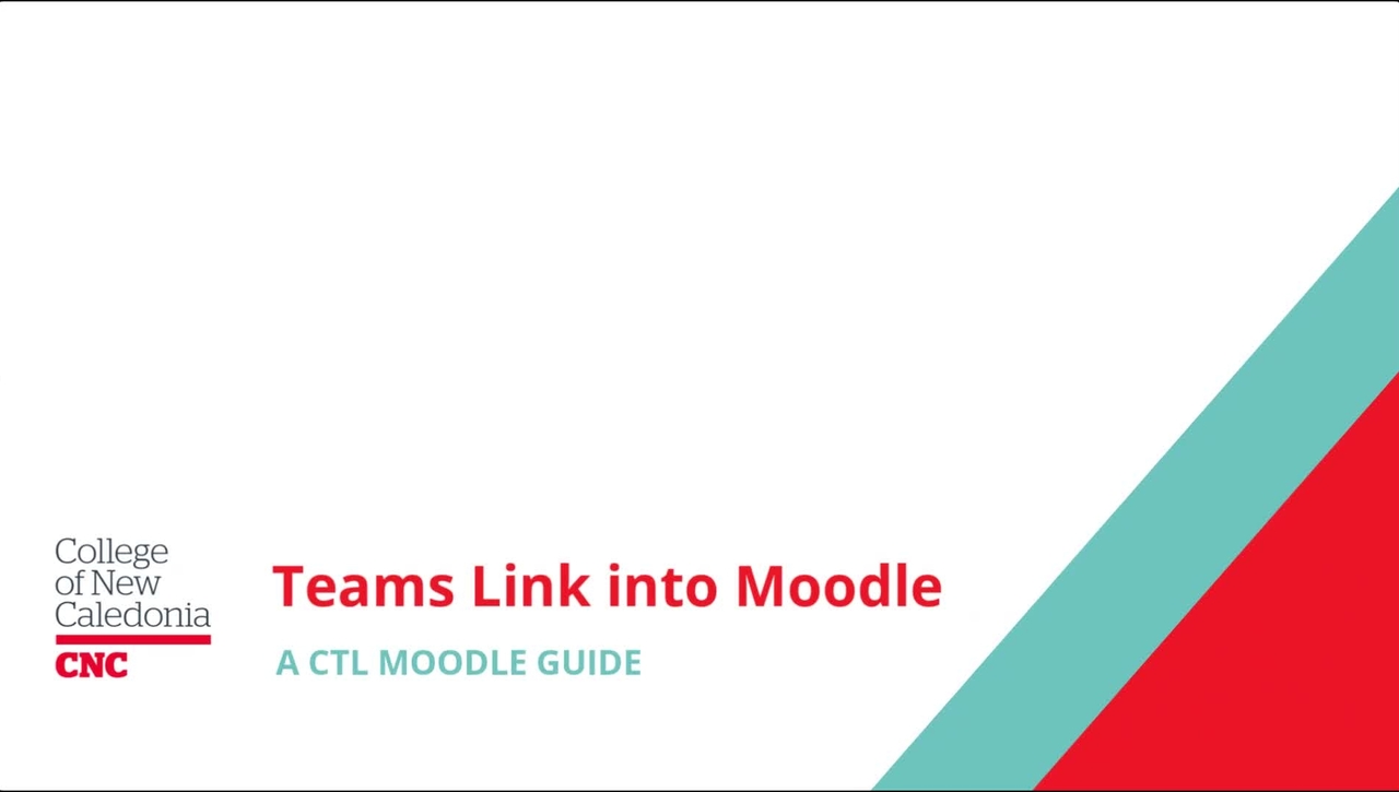 Teams Moodle Link