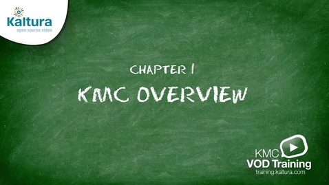Thumbnail for Kaltura Management Console (KMC) Overview