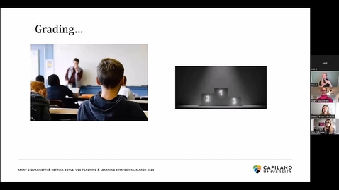 Thumbnail for Two Alternative Grading Approaches (VCC TLR Symposium 2023 - Day 1, #7)