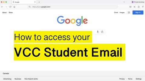 Thumbnail for VCC Email