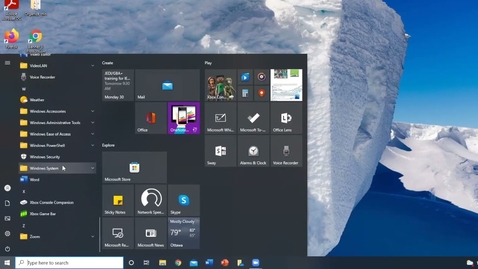 Thumbnail for Opening Microsoft Word