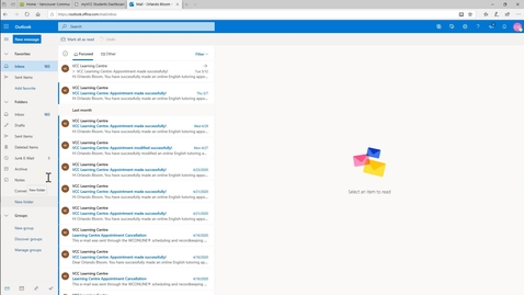 Thumbnail for Forwarding your VCC student email