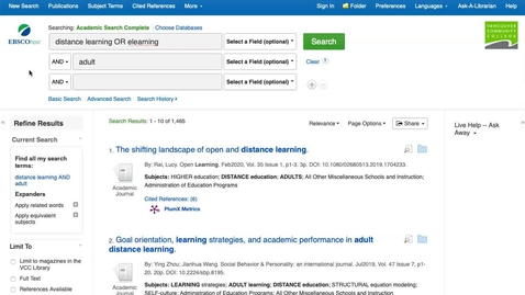 Thumbnail for Advanced Searching