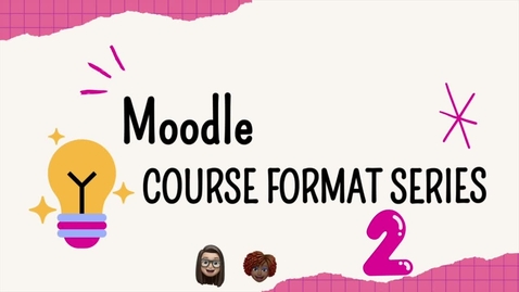 Thumbnail for One Topic- Moodle Format