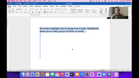 Thumbnail for Word Work 1: Highlight
