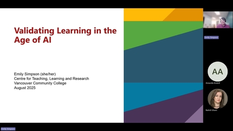 Thumbnail for Validating Student Learning in the AI Age