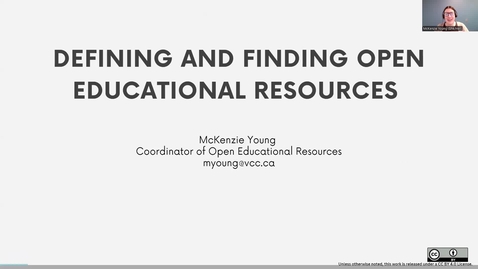 Thumbnail for Defining and Finding OERs