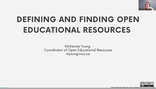 Defining and Finding OERs