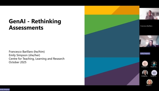 Gen AI - Rethinking Assessments