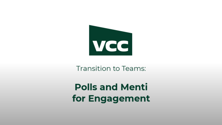 Teams Meeting Polls and Mentimeter